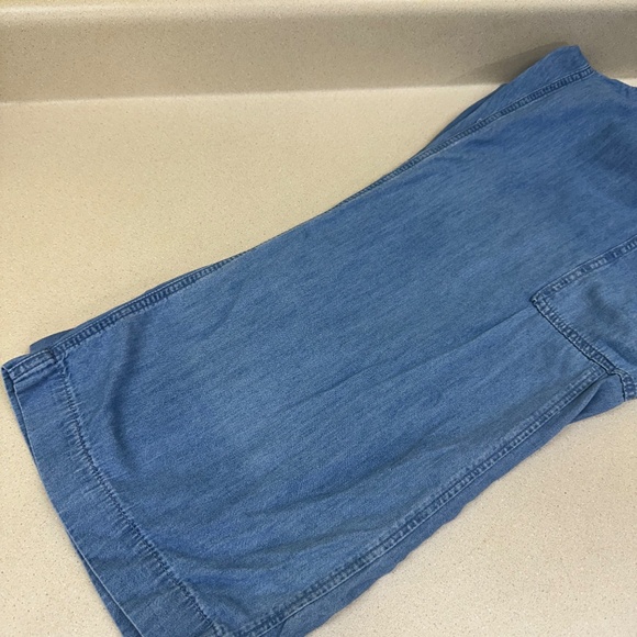 Women's Gap Wide Leg Cargo Pants Blue Size Large - Picture 2 of 7